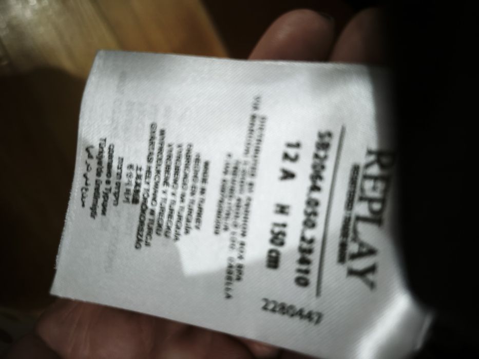 Sweat algodão REPLAY rapaz tam12