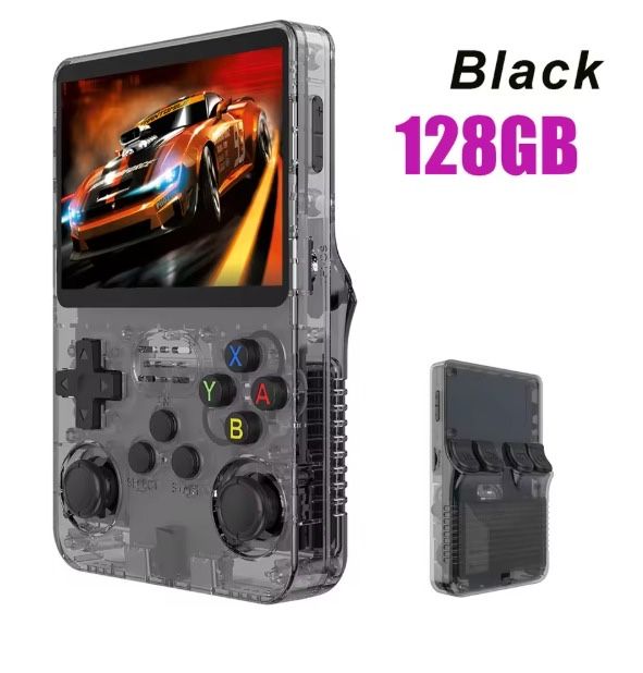 Consola Retro Portátil R36S Pro | 15.000+ Jogos | 64GB / 128GB