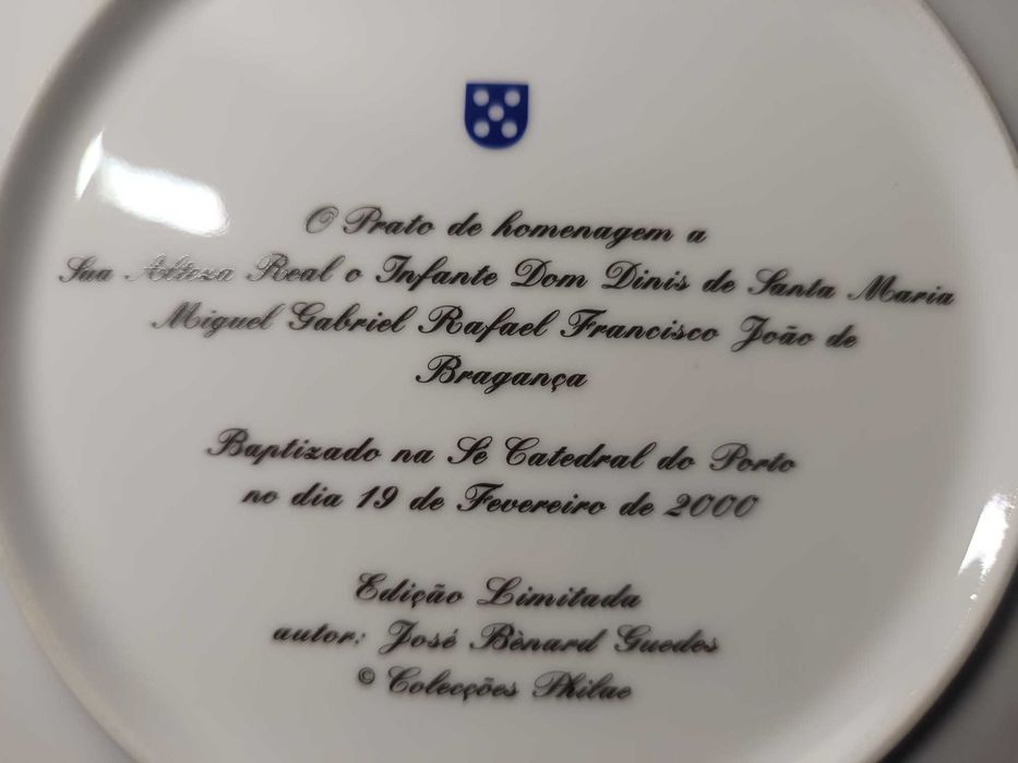 Prato de Baptismo – Homenagem ao Infante D. Dinis de Santa Maria