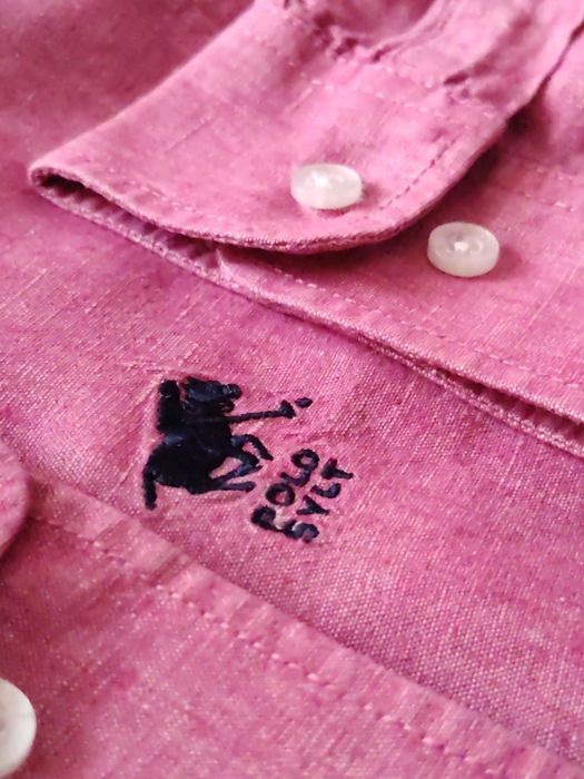 NOWA, męska koszula niemieckiej marki Polo Sylt 100% len