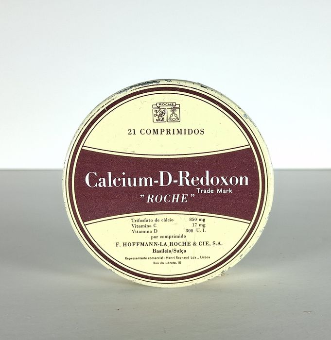 Lata antiga Calcium-D-Redoxon