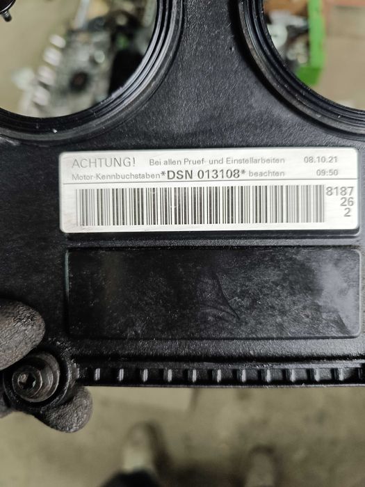 Silnik 2.0 TFSI 180 KW 245KM DSN Audi Q3 22r. uszkodzony kompletny.