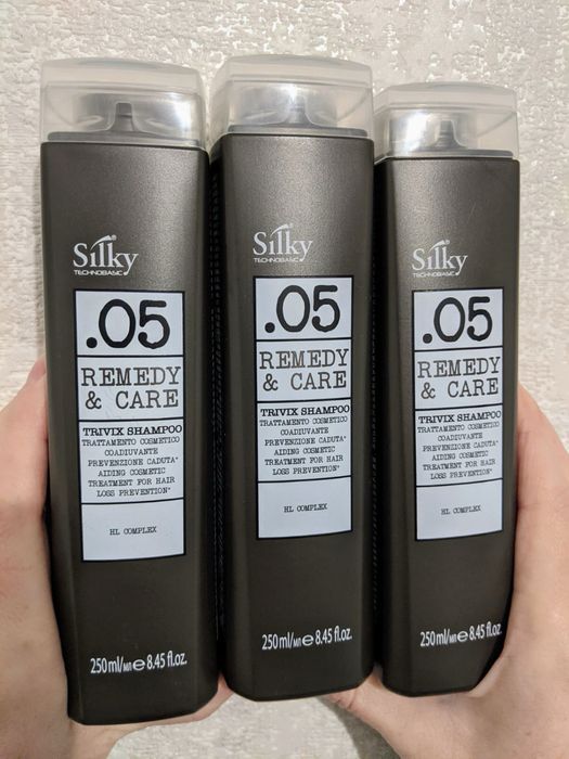 Шампунь від випадіння волосся Silky Remedy&Care Trivix , новий .