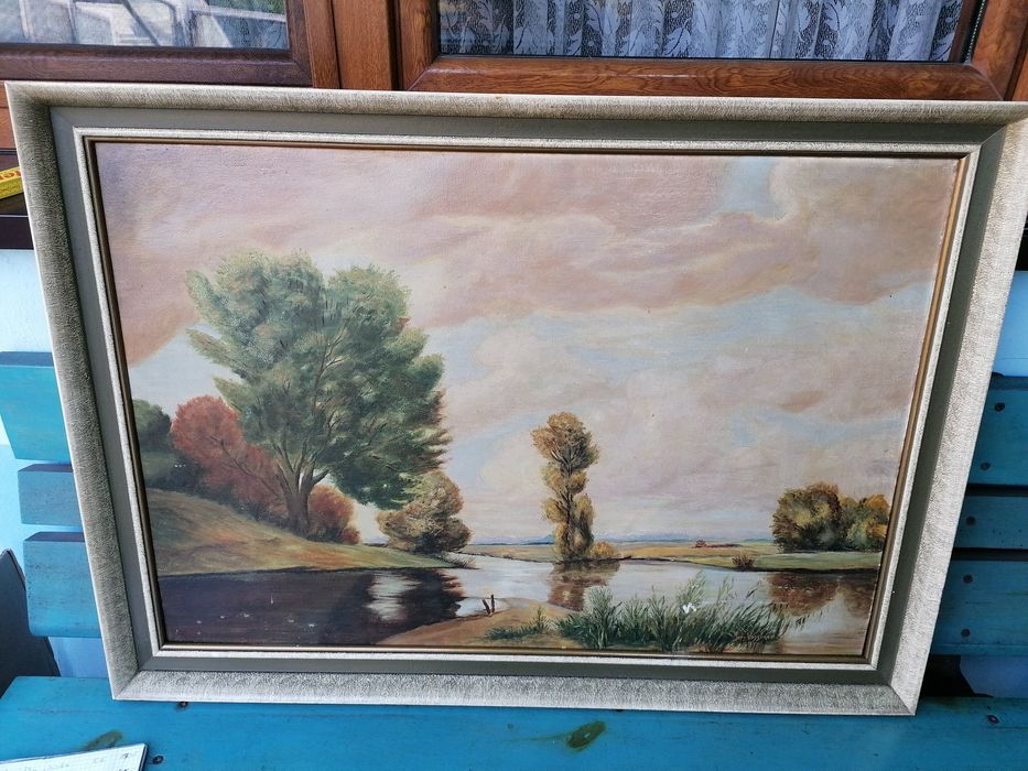 Obraz pejzaż nad wodą