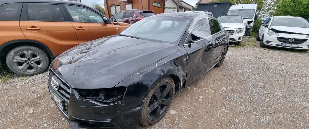 Audi A5 Sportback 2016r, S-LINE.2 0 TDI. AUT. Uszkodzony. Poobijany. Jeździ.