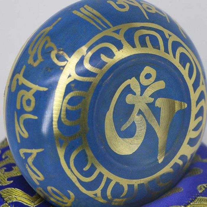 Taça do Tibete em Cobre 8,5 cm + Martelo - Budismo Meditação Yoga