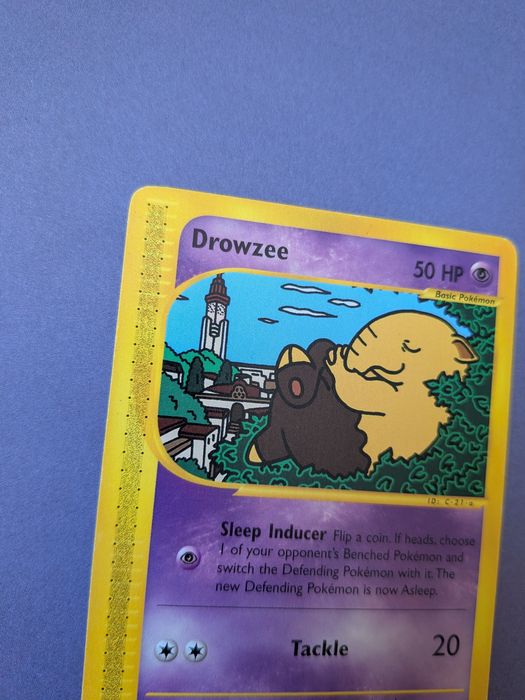 Karta Pokemon Drowzee 74a/147 Aquapolis 2002 Vintage WOTC E-Reader