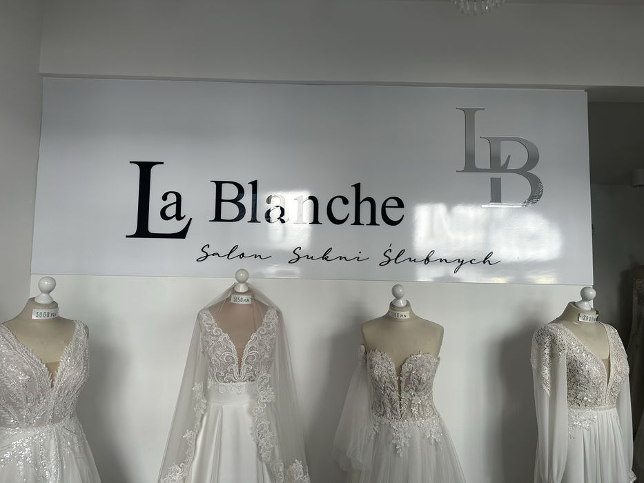 Likwidacja salonu La Blanche wyprzedaz kolekcji 2025/2026 ceny do 1000