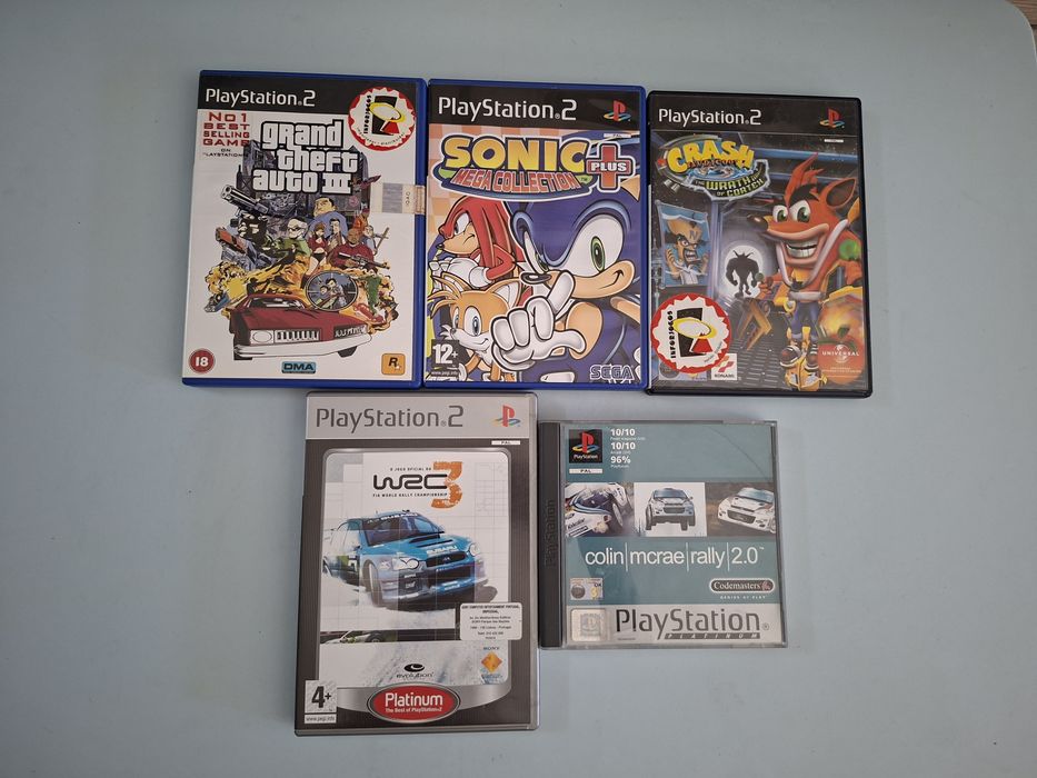 PlayStation 2 PS2 Fat com caixa + acessórios
