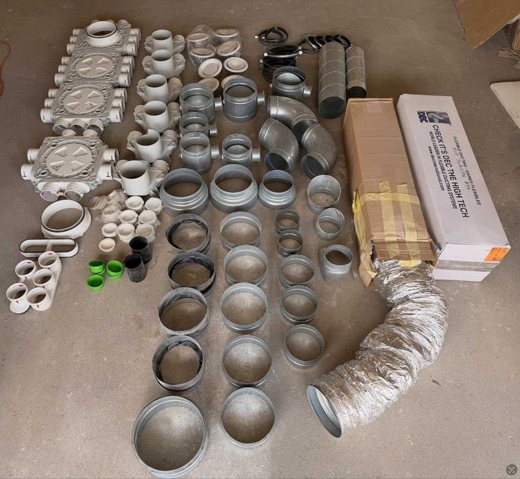 Do sprzedania elementy systemu rekuperacji / wentylacji mechanicznej – FLEXIVENT