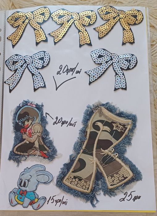 Нашивки  на одяг