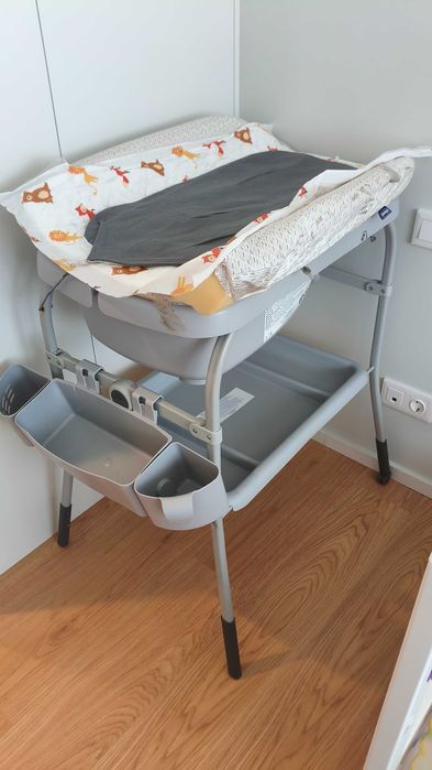 Banheira com Trocador Chicco Cuddle & Bubble