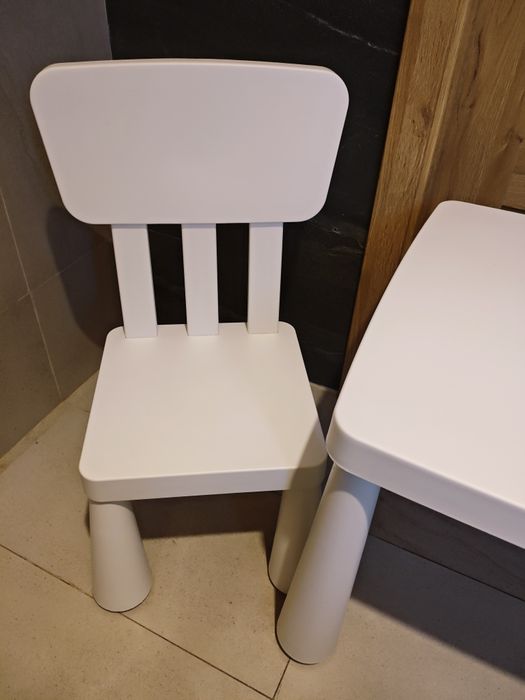 Stolik i 1 krzesło Ikea Mammut/ transport