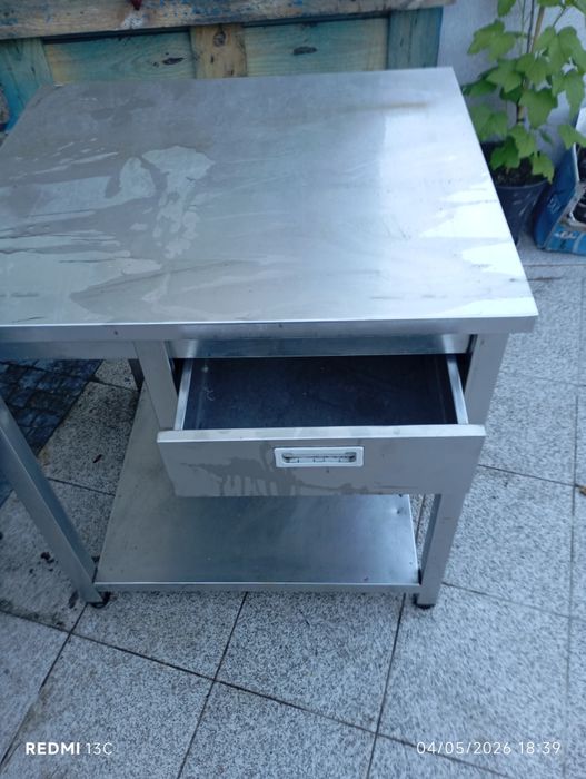 Bancada de inox 80x70