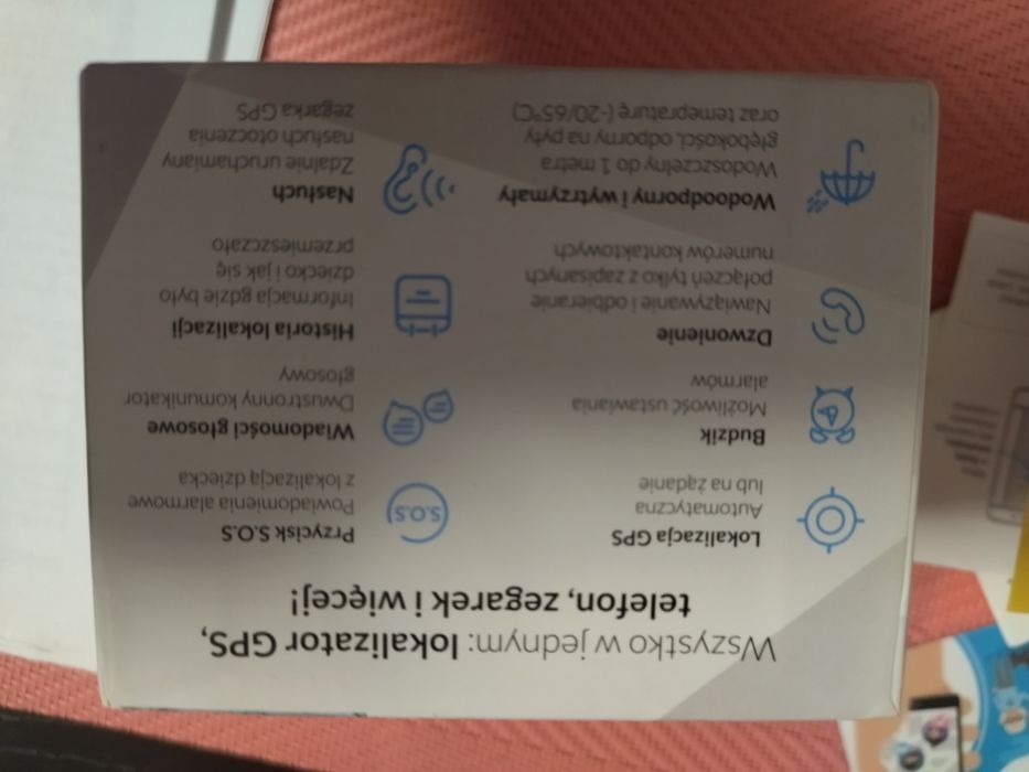 Zegarek dla dzieci GPS z lokalizacją