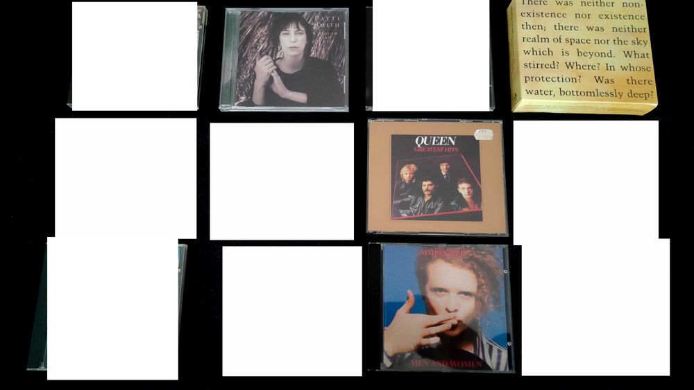 CDs originais de música em ótima condição