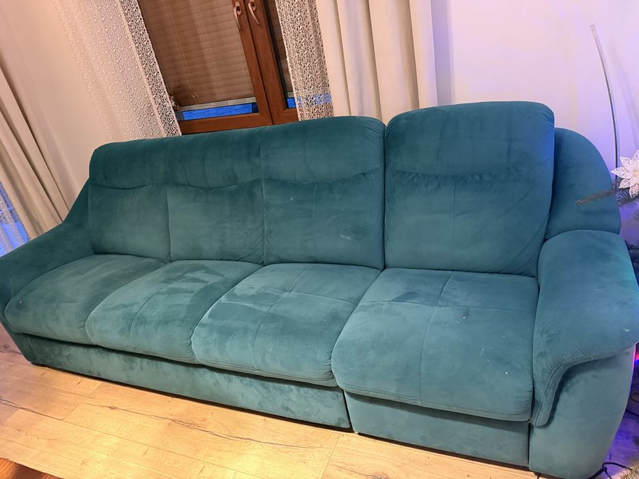 Zestaw kanapa i fotel