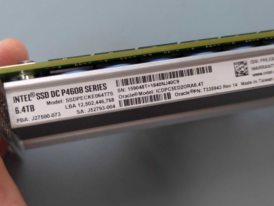 PCI-E SSD накопичувач диск ссд Intel DC P4608 6.4 Tb (3.2) pci express
