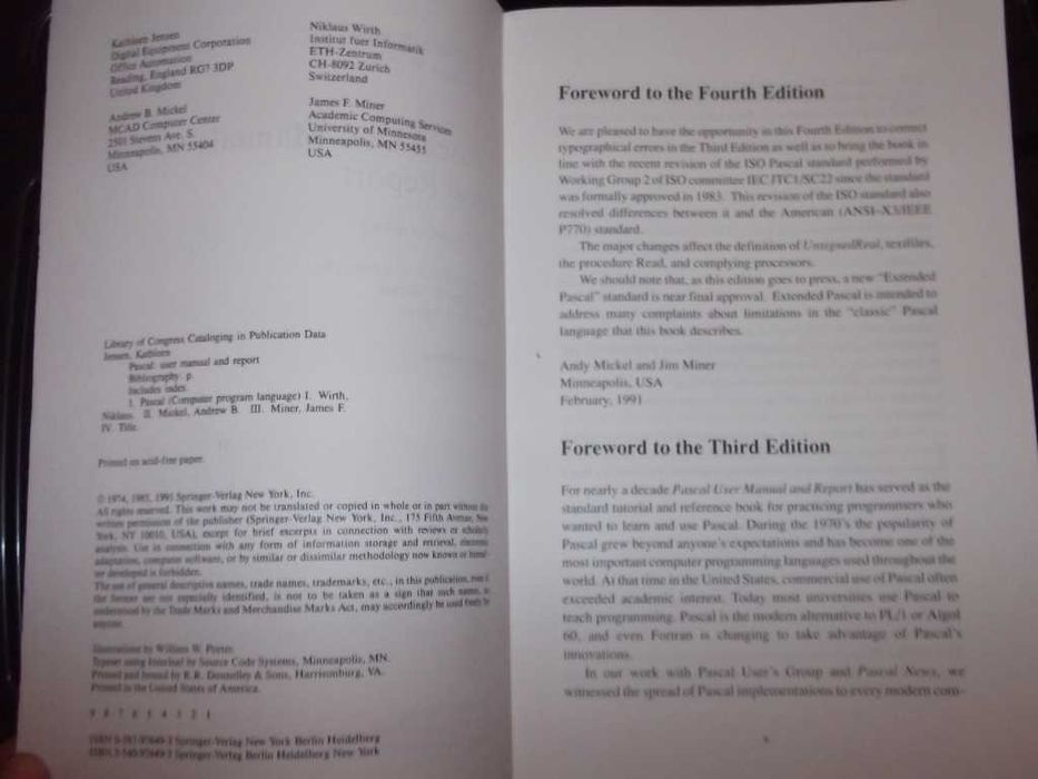 Livro Pascal User Manual and Report springer verlag