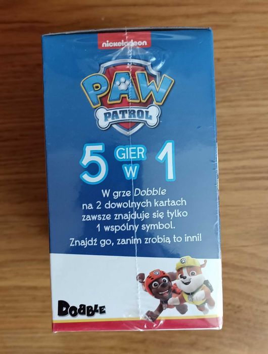 Oryginalna gra DOBBLE psi patrol rebel NOWA na prezent