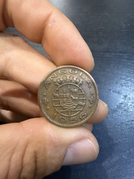 1 Escudo 1956 -Angola (Ex-Colónia)