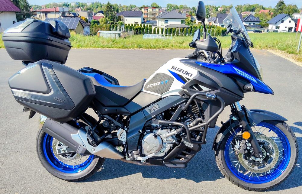 Suzuki V-STROM 650 salon PL, super stan, akcesoria