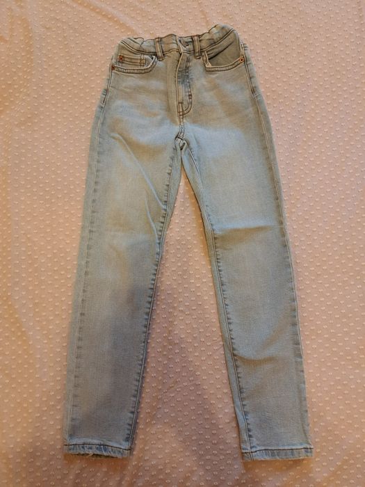 Штани джинси з утепленням лижні полукомбінезон на 6, 7 років