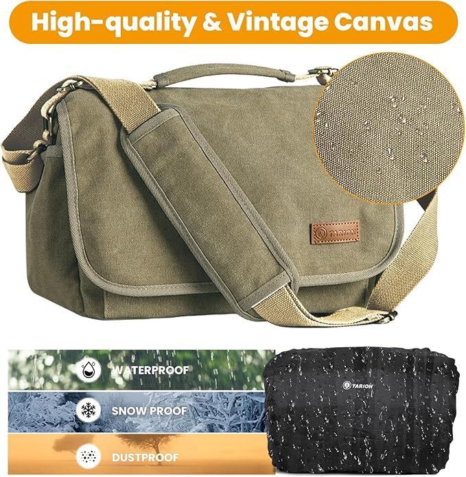 Mala para equipamento fotográfico (messenger bag)