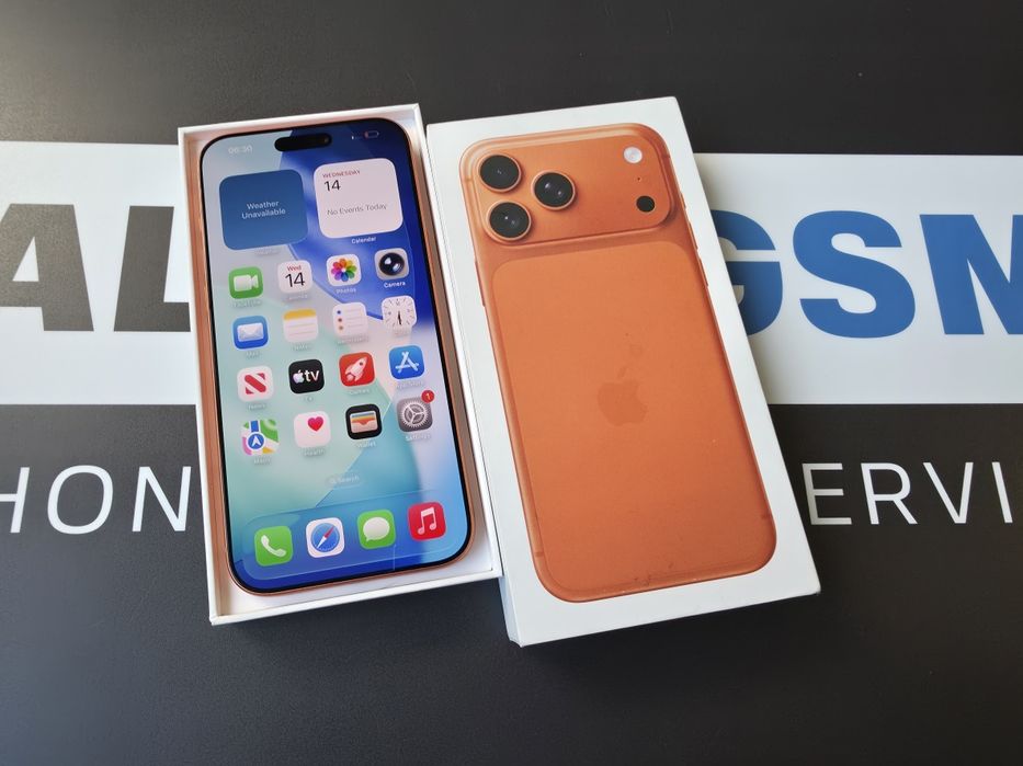 Jak Nowy Apple IPhone 17 Pro Max 256GB Orange kondycja 100%