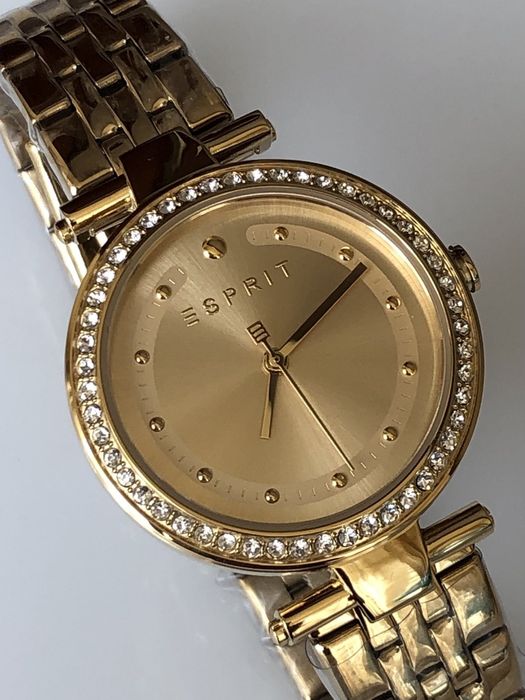 Женские часы, годинник Esprit, золотий