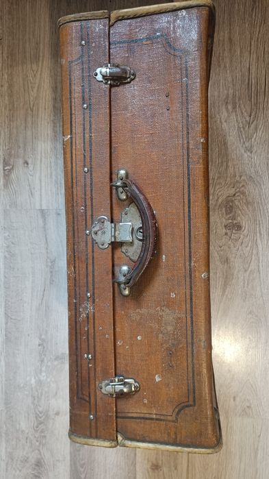 Starą walizka Stanisław Krause Warszawa kufer starocie