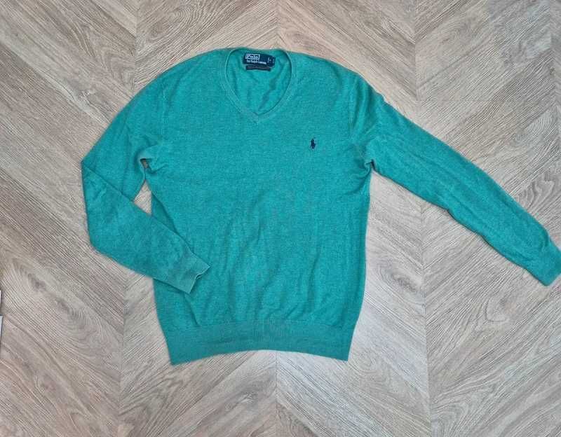 Ralph Lauren sweter w szpic z kaszmirem