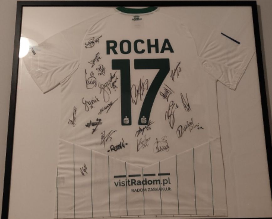 Koszulka Radomiaka w ramie