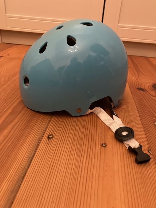 Kask turkusowy 50-54cm dziecięcy