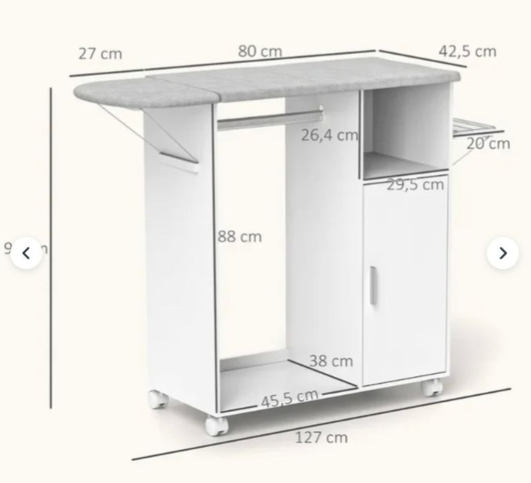 Mesa de engomar.