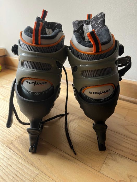 łyży hokejowe dla chłopca rozm.31-33+ buty narciarskie gratis