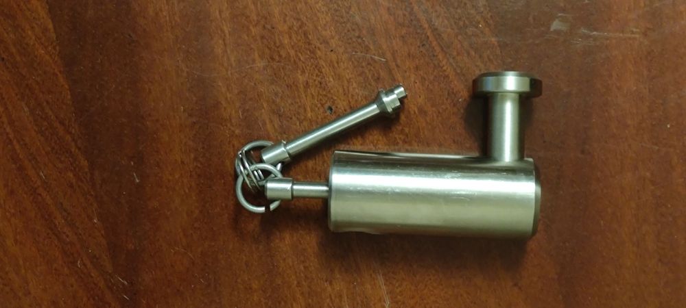 Замок навісний гвинтовий ( нержавіюча сталь)