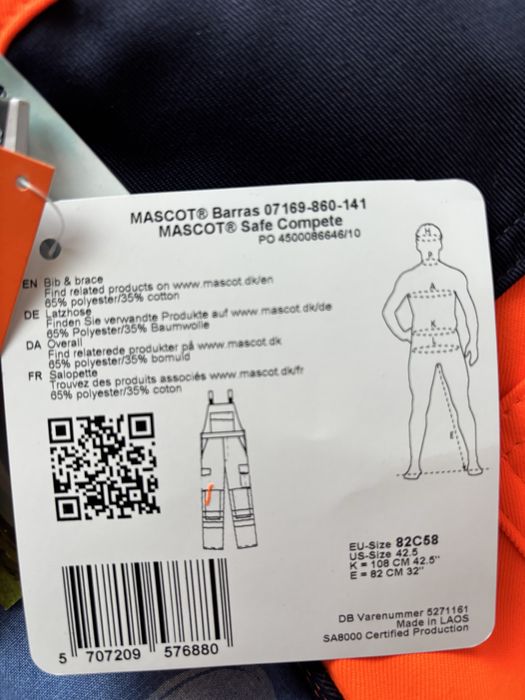 Spodnie robocze na szelkach