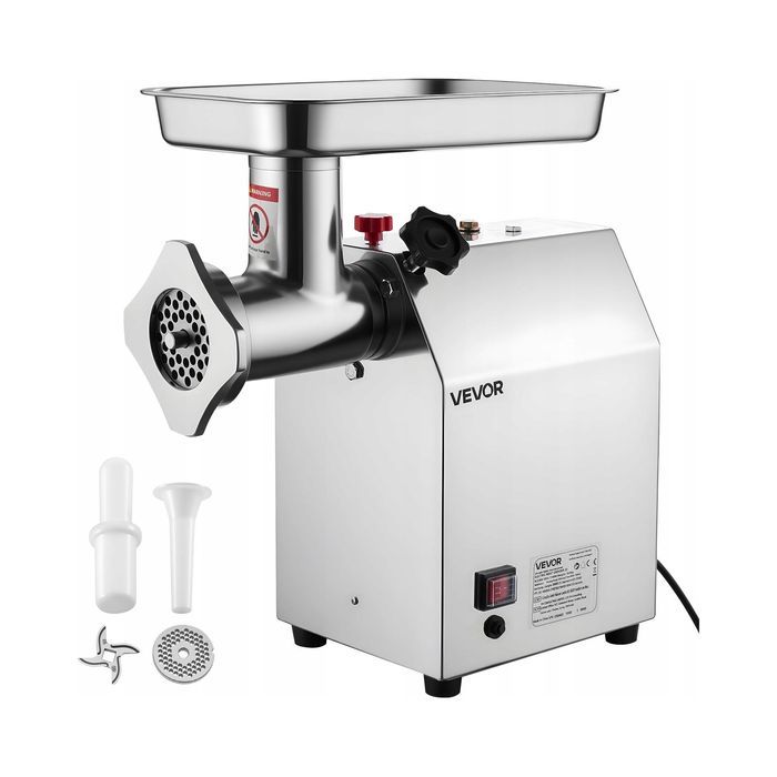 Elektryczna maszynka do mięsa vevor 1100w 4 2kg min stal