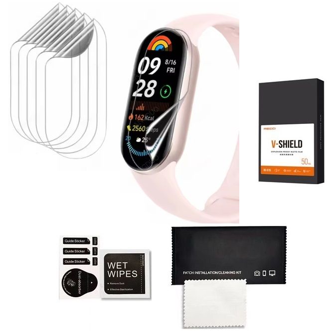 6X Folia Ochronna Do Xiaomi Redmi Smart Band Pro Zestaw Ochrona Ekranu