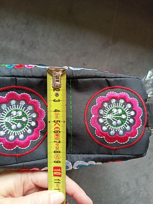 Kolorowa haftowana torebka nowa