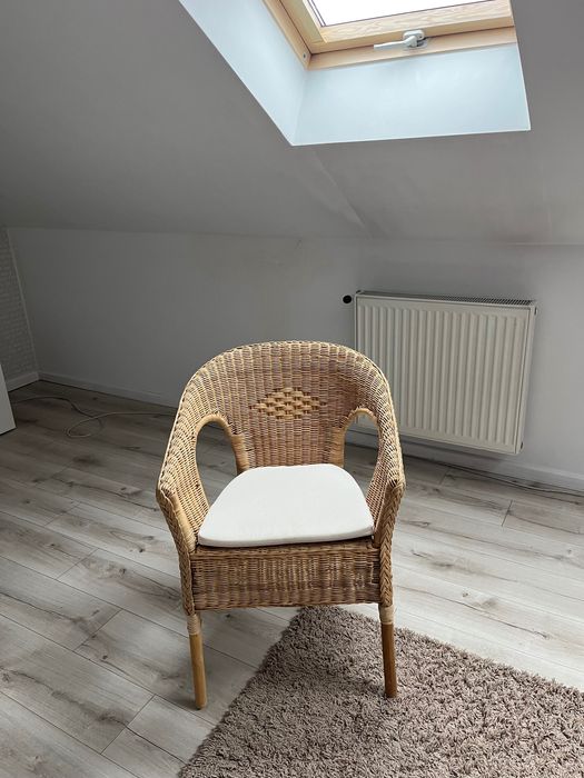 Krzesło rattan/bambus