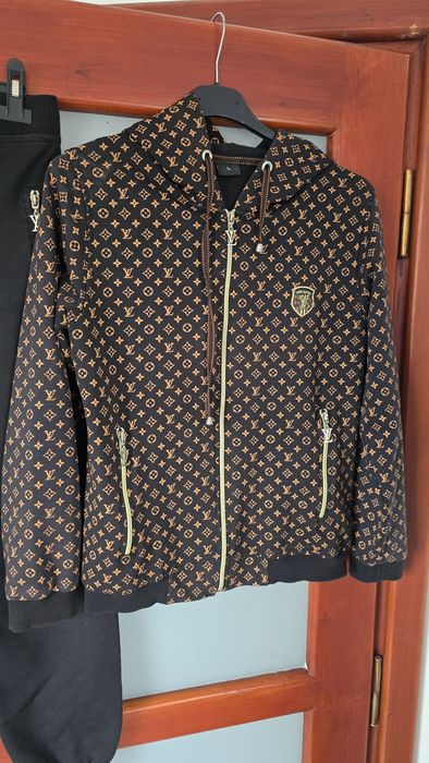 Dres damski LV rozmiar S M L bluza spodnie dresowe komplet zestaw