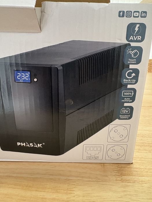 UPS Phasak 600VA/360W - 3 meses de uso