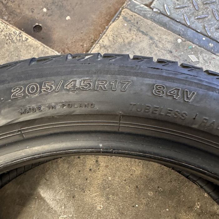 2 шт літні 205/45/17 bridgestone turanza t-005