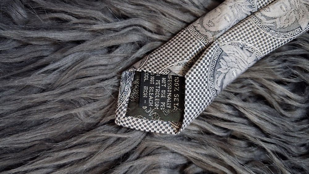 Krawat jedwab Ganni Versace