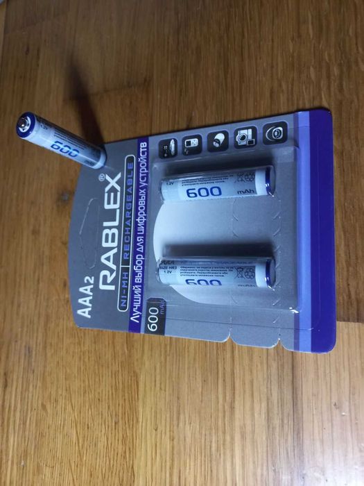 акумулятор батарейка AA 1,2в 2500mah високоємний 14500 пальчиковий ААА