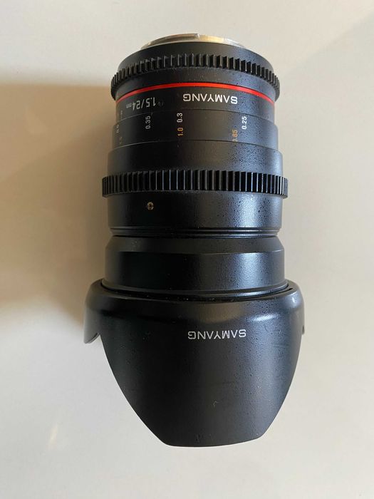 Obiektyw 1.5/24 mm samyang do canon DSLR