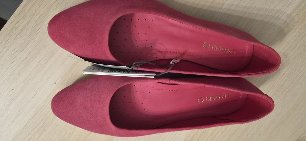 Buty baleriny Lasocki różowe rozmiar 38