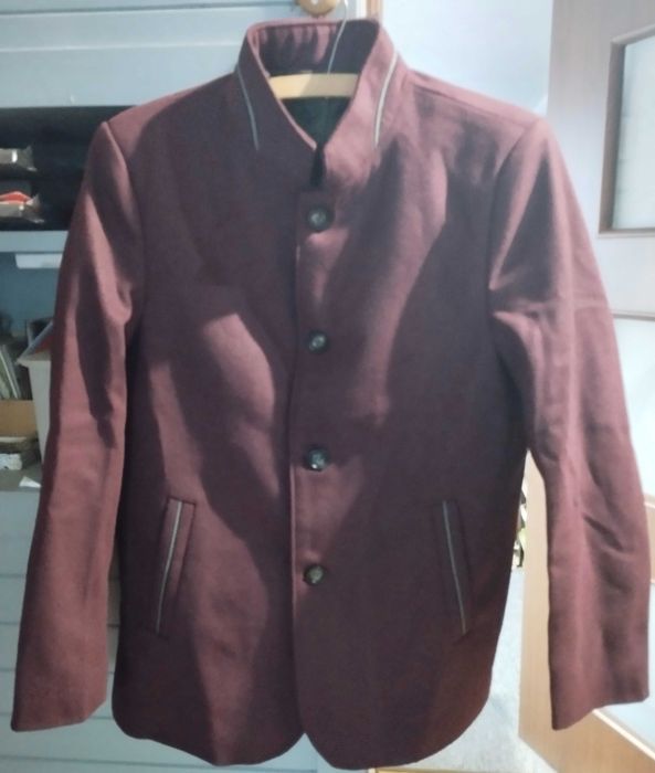 KURTKA - ocieplana bordowa